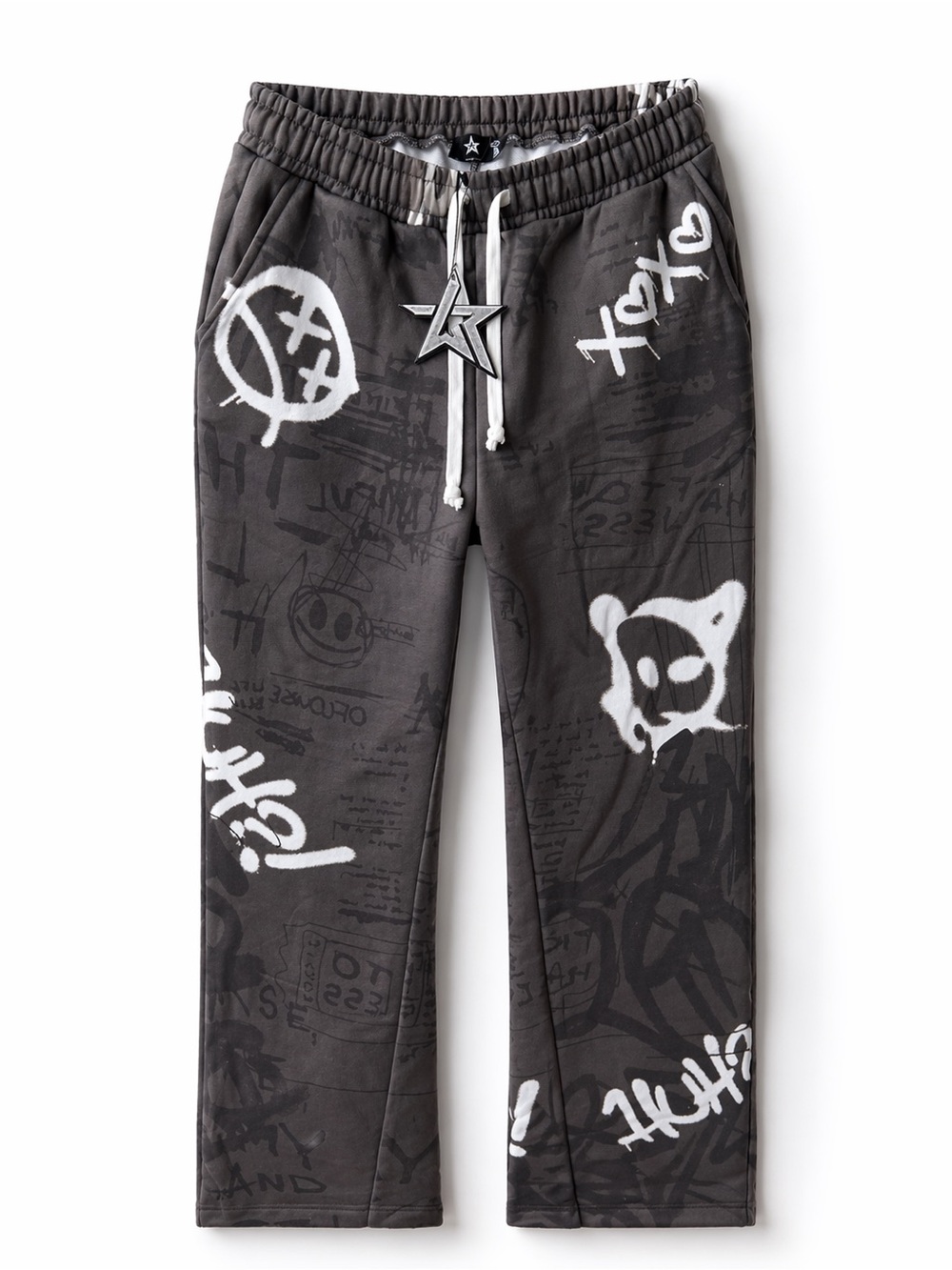 Weekend riot Sweatpants with White Drawstring